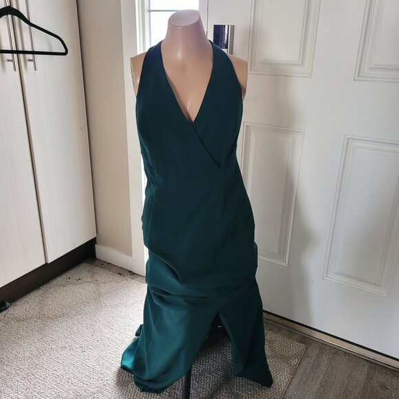 Ralph Lauren formal emerald green gown - Picture 1 of 4